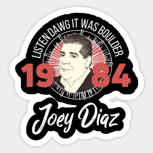 Joey Diaz Boulder 1984 Sticker